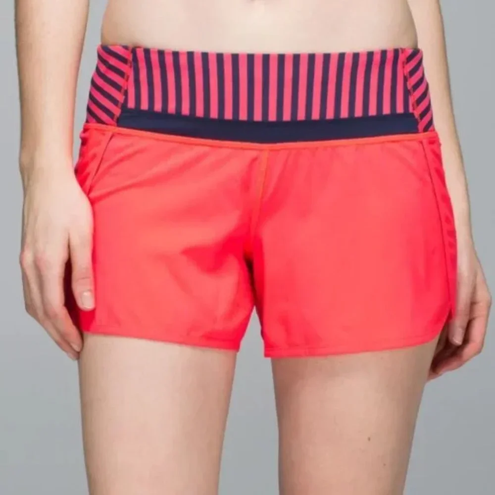 Lululemon Run Times Short | Electric Coral